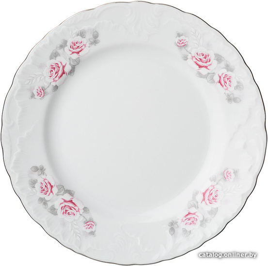 

Тарелка десертная Cmielow i Chodziez Rococo 676-010 (нежная роза платина)