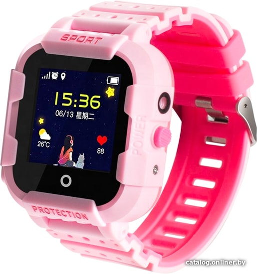 

Умные часы Wonlex KT03 (розовый)