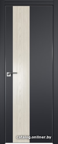 

Межкомнатная дверь ProfilDoors 5E 80x200 (черный матовый/вставка дуб sky беленый)