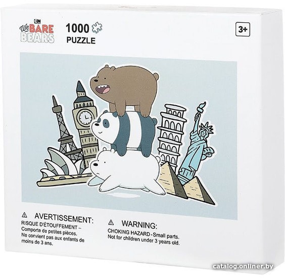

Пазл Miniso We Bare Bears. Достопримечательности 4622 (1000 эл)