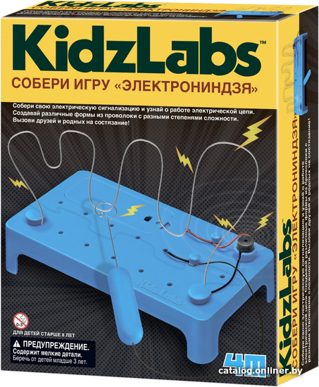 

Детская настольная игра 4M KidzLabs ЭлектроНиндзя 00-03232