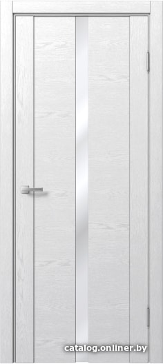 

Межкомнатная дверь MDF-Techno Dominika 226 80х200 (дуб аляска белый, лакобель кремовый)