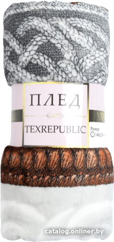 

Плед Tex Republic Absolute Новая косичка Фланель 140x200 37408 (бежевый)
