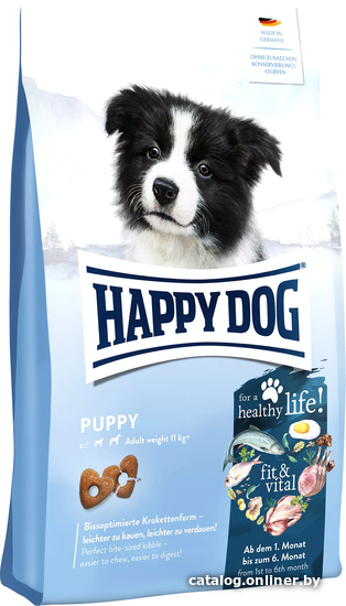 

Сухой корм для собак Happy Dog Puppy fit & vital 1 кг