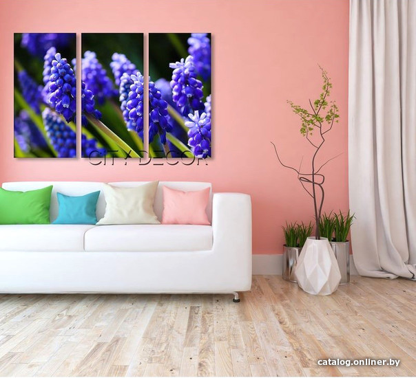 

Модульная картина Citydecor Цветы/Растения 7.99 75x117 см