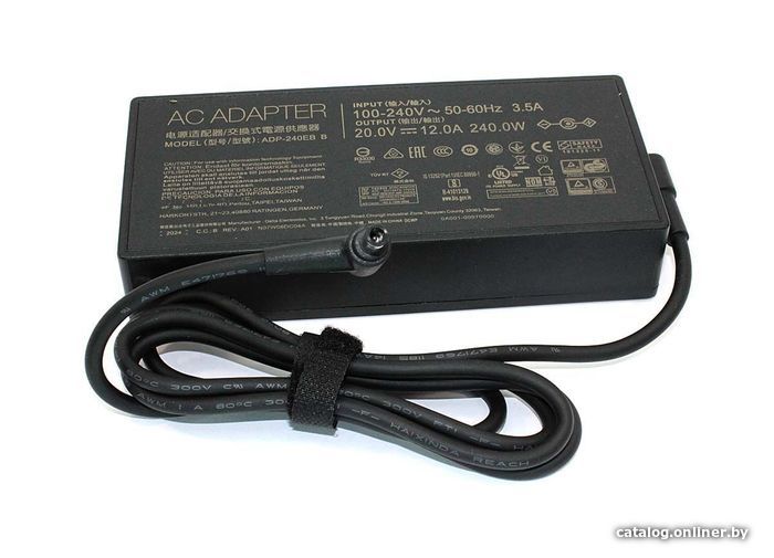 

Сетевое зарядное RageX Asus 20В, 12A, 240Вт, 6.0x3.7мм, ADP-240EB B, A20-240P1A