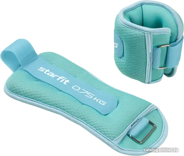 

Комплект утяжелителей Starfit WT-503 (0.75 кг, мятный/синий/пастель)