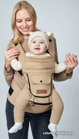 

Рюкзак-переноска Happy Baby Babyseat (бежевый)
