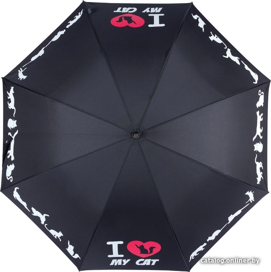 

Зонт-трость Emme M426-LA Love Pets Black
