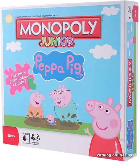 

Настольная игра Hasbro Монополия Junior Свинка Пеппа