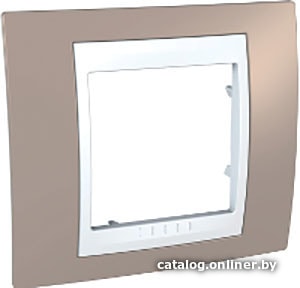 

Рамка Schneider Electric Unica MGU6.002.874 (коричневый/белый)