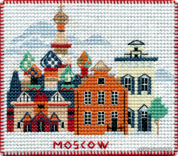 

Набор для вышивания Овен Москва. Магнит 1064