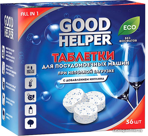 

Таблетки для посудомоечной машины Goodhelper DW-3610 (36 шт)