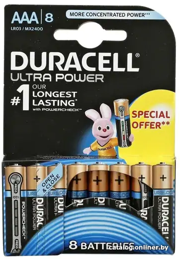 

Батарейка DURACELL AAA Ultrapower 8 шт.