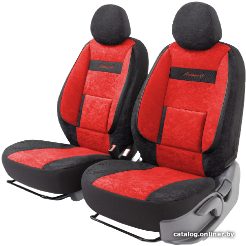 

Комплект чехлов для сидений Autoprofi Comfort COM-0405 (черный/красный)