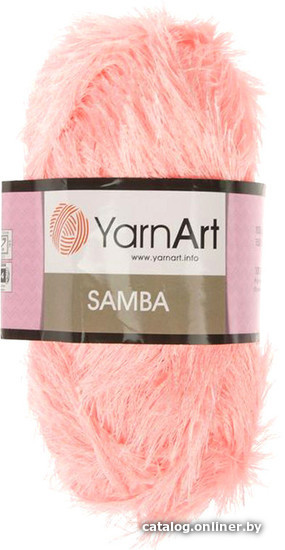 

Пряжа для вязания Yarnart Samba 100% полиэстер 2079 100 г (150 м, персико-розовый)