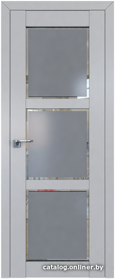 

Межкомнатная дверь ProfilDoors 2.13U 90x200 (манхэттен, стекло square графит)