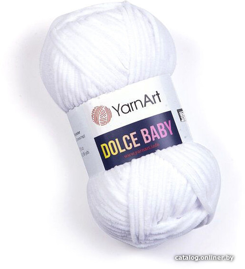 

Пряжа для вязания Yarnart Dolce baby 741 50 г 85 м (белый)