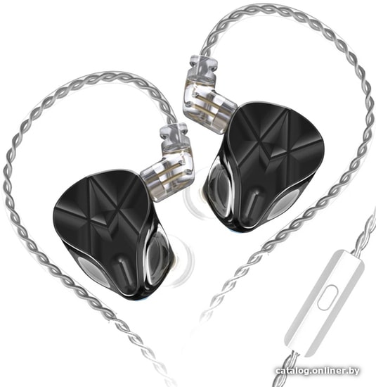 

Наушники KZ Acoustics ASF (с микрофоном, черный)