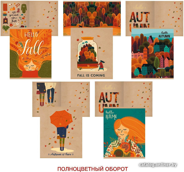 

Полуобщая тетрадь Listoff Autumn Is Coming! ТКК487892 (48 л)