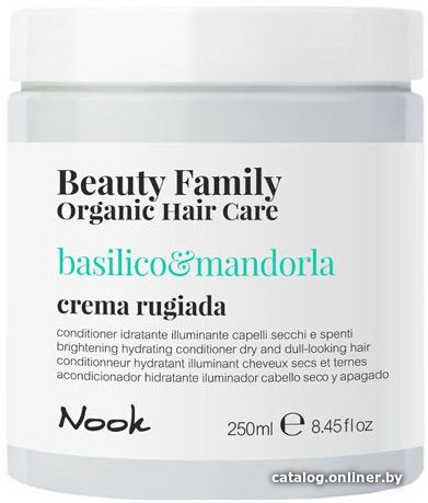 

Кондиционер Nook Organic Beauty Family Увлажняющий Базилик и Минадаль 250 мл