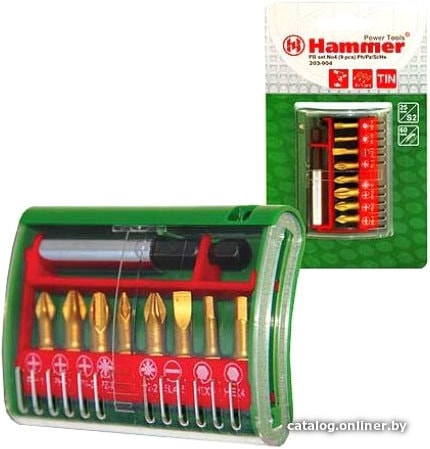 

Набор бит Hammer 203-904 (9 предметов)