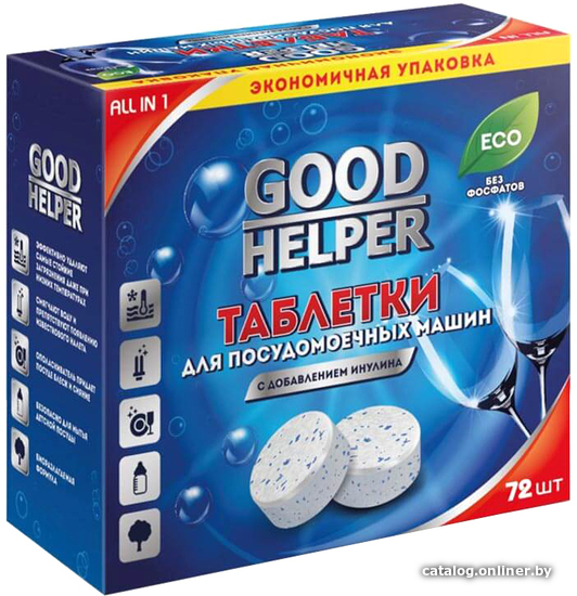 

Таблетки для посудомоечной машины Goodhelper DW-7220 (72 шт)