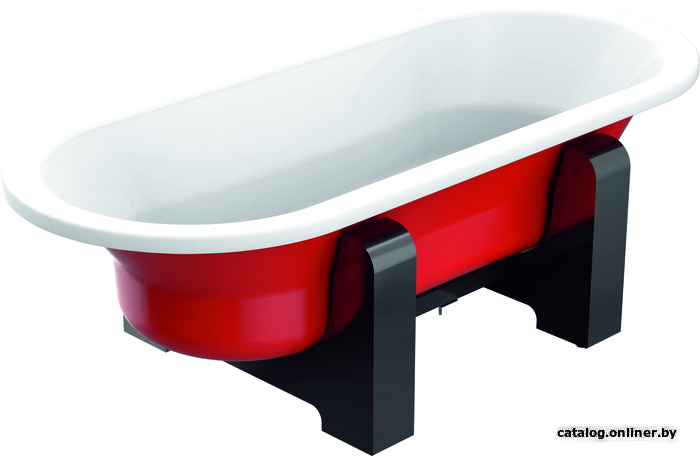 

Ванна BLB Duo Comfort Oval Woodline 180x80 (красный металлик)