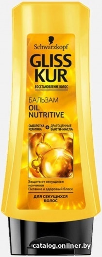 

Бальзам Gliss Kur Oil Nutritive для секущихся волос 200 мл