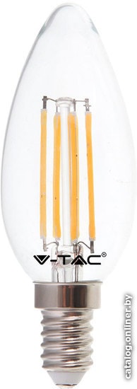 

Светодиодная лампочка V-TAC Filament Candle E14 4 Вт 2700 К VT-1986