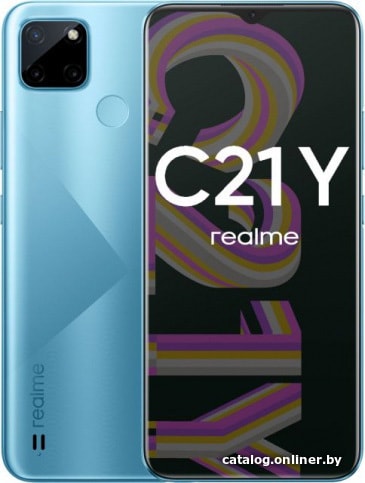 

Смартфон Realme C21Y RMX3261 4GB/64GB международная версия (голубой)
