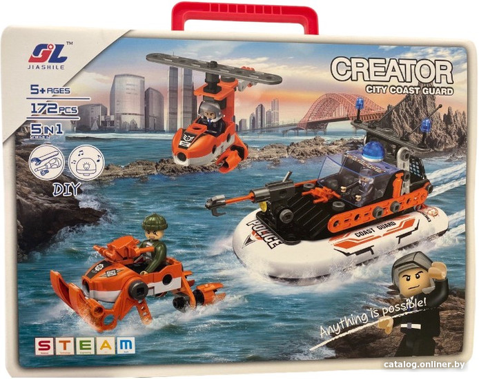 

Конструктор Sharktoys Скрутка с надувной лодкой 22200069