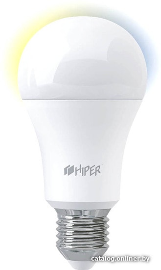 

Светодиодная лампочка Hiper IoT White A61 E27 12 Вт 2700-6500 К