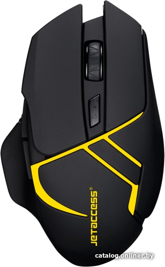 

Мышь Jet.A Comfort OM-U64G (черный/желтый)