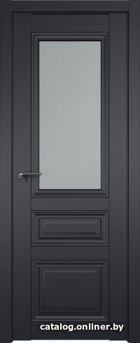

Межкомнатная дверь ProfilDoors 2.109U 90x200 (черный матовый, стекло матовое)