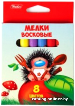 

Восковые мелки Hatber KMv-08300 (8 цветов)