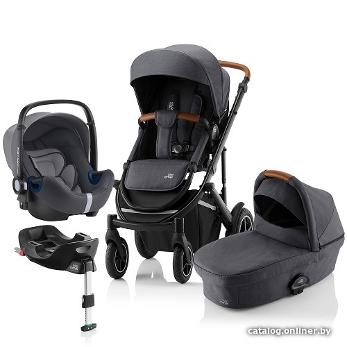 

Универсальная коляска Britax Romer Smile III Comfort Plus i-Sense (3 в 1, midnight grey)