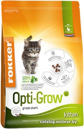 

Сухой корм для кошек Fokker Opti-Grow 2.5 кг