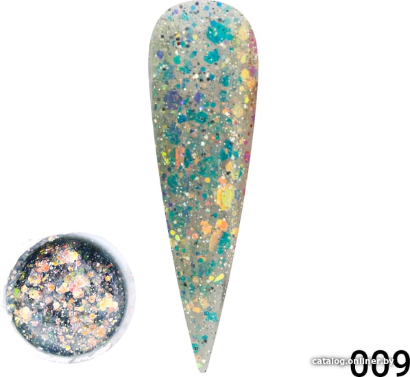 

Гель Global Fashion Diamond Painting Glitter Gel (тон 09 ) 5 г
