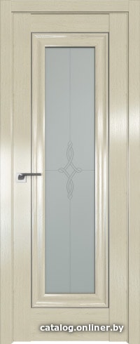 

Межкомнатная дверь ProfilDoors 24X 60x200 (эш вайт золото/стекло узор матовое)