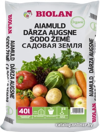 

Грунт Biolan Садовая земля 40 л 55547100