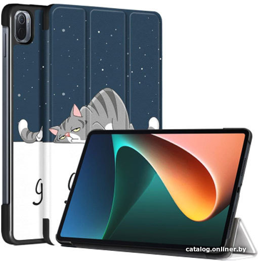 

Чехол для планшета JFK Smart Case для Xiaomi Mi Pad 5/Mi Pad 5 Pro (спящий кот)