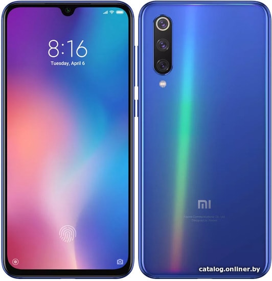 Xiaomi Mi 9 SE 6GB/128GB международная версия (синий) смартфон купить в  Минске