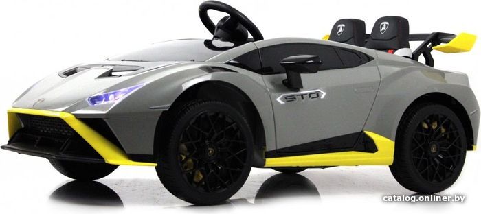

Электромобиль RiverToys Lamborghini Huracán STO E888EE (серый)
