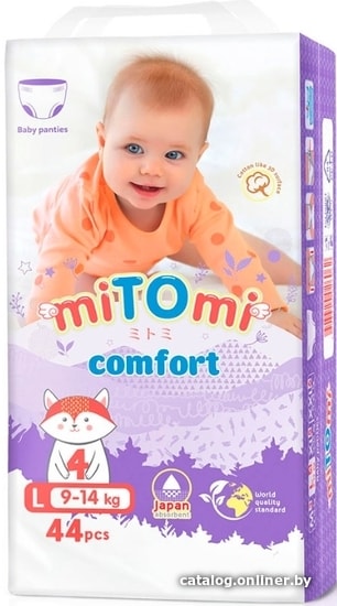 

Трусики-подгузники MiTomi Comfort L (44 шт)