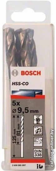 

Набор оснастки Bosch 2608585897 (5 предметов)