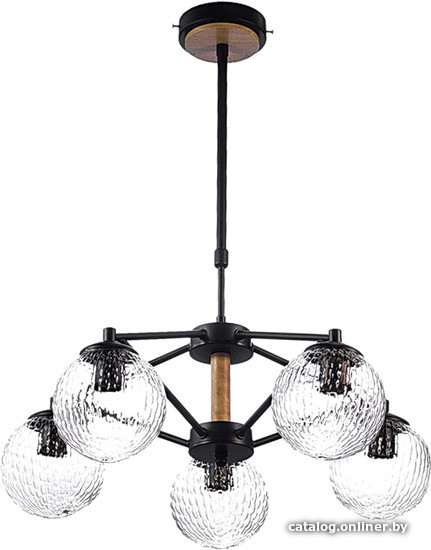 

Припотолочная люстра Aitin Pro C890/5 черный/коричневый