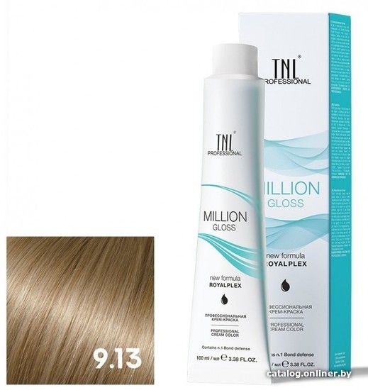 

Крем-краска для волос TNL Professional Million Gloss 9.13 100 мл