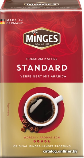 

Кофе Minges Standart молотый 250 г
