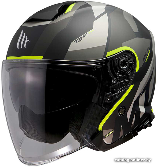 

Мотошлем MT Helmets Thunder 3 SV Jet Cooper A3 (L, матовый желтый)